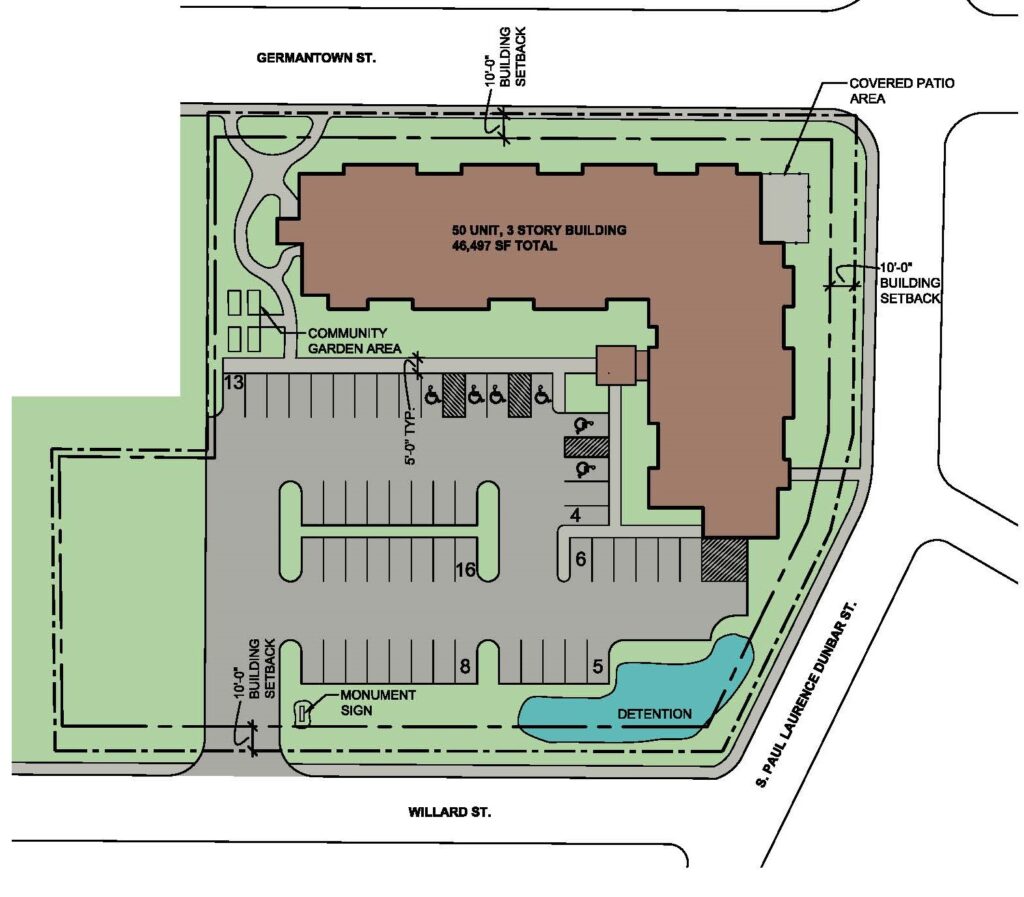 A02 Colored Site Plan